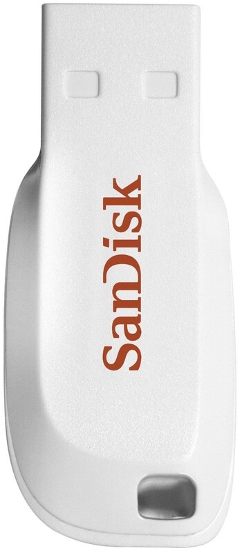 Флеш-накопитель USB 16GB SanDisk Cruzer Blade White (SDCZ50C-016G-B35W)