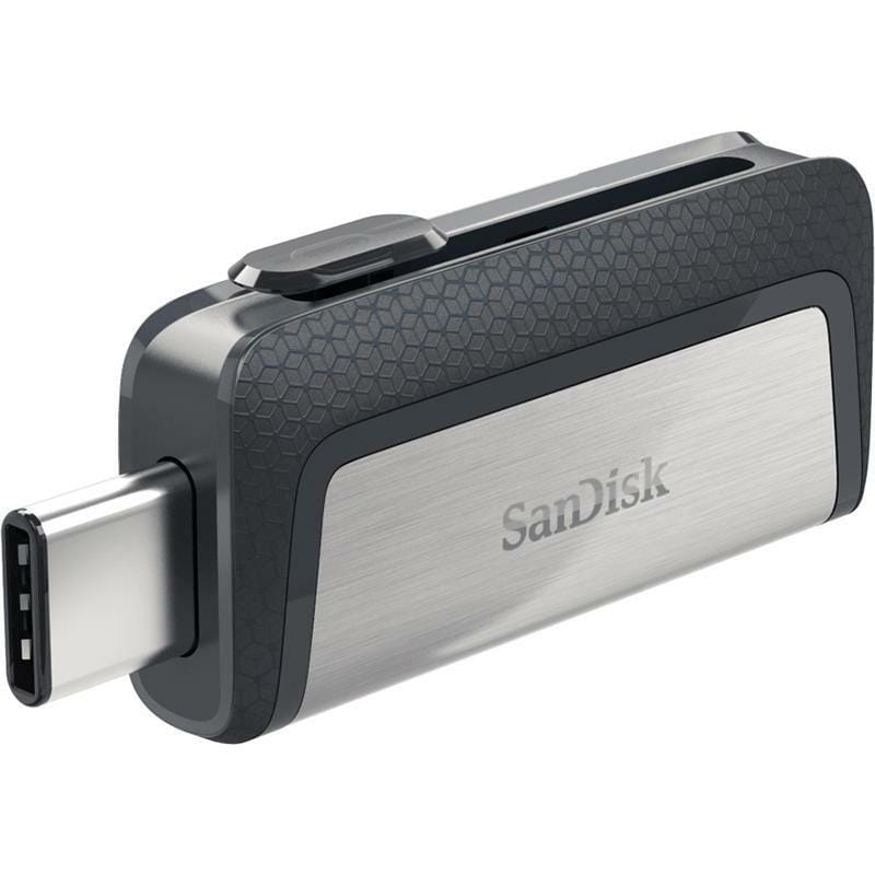 Флеш-накопитель USB3.1 64GB Type-C SanDisk Ultra Dual Silver (SDDDC2-064G-G46)