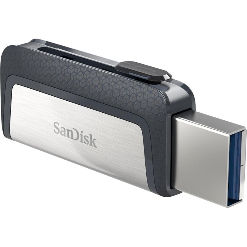 Флеш-накопитель USB3.1 128GB Type-C SanDisk Ultra Dual Silver (SDDDC2-128G-G46)