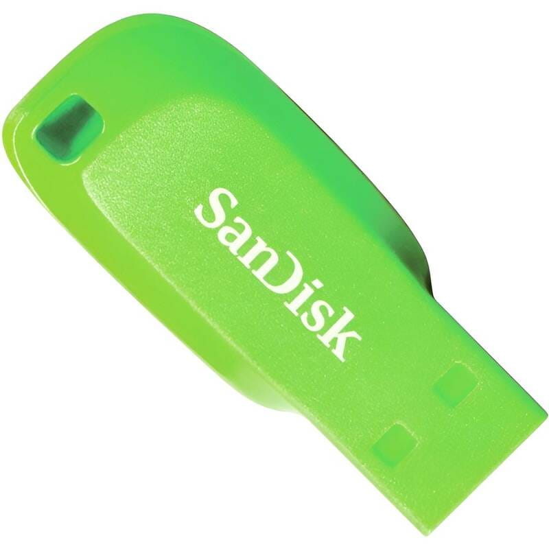 Флеш-накопитель USB 32GB SanDisk Cruzer Blade Electric Green (SDCZ50C-032G-B35GE)