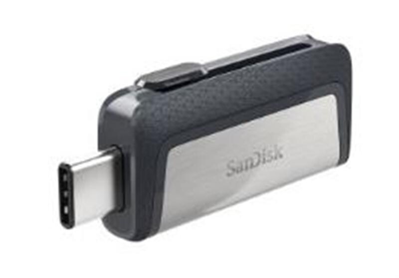Флеш-накопитель USB3.1 32GB OTG Type-C SanDisk Ultra Dual Silver/Black (SDDDC2-032G-G46)