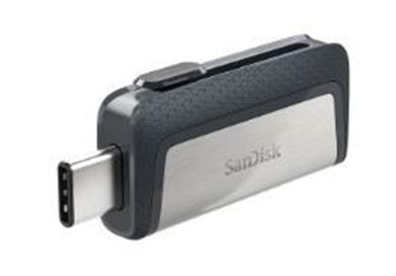 Флеш-накопитель USB3.1 32GB OTG Type-C SanDisk Ultra Dual Silver/Black (SDDDC2-032G-G46)