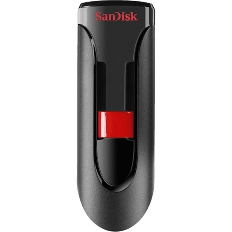 Флеш-накопитель USB3.0 256GB SanDisk Cruzer Glide Black/Red (SDCZ60-256G-B35)