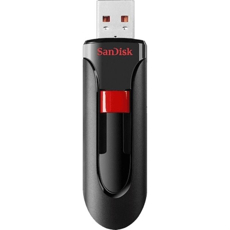 Флеш-накопитель USB3.0 256GB SanDisk Cruzer Glide Black/Red (SDCZ60-256G-B35)