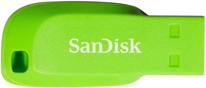 Флеш-накопичувач USB 16GB SanDisk Cruzer Blade Green (SDCZ50C-016G-B35GE)
