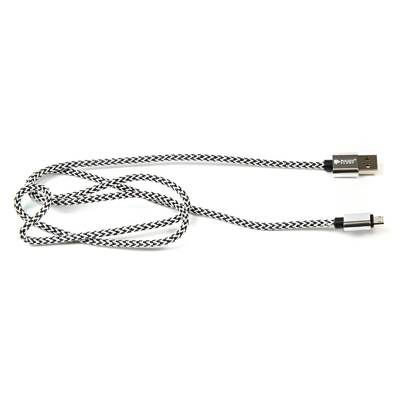 Кабель PowerPlant USB - microUSB, 1м Grey (CA910212)
