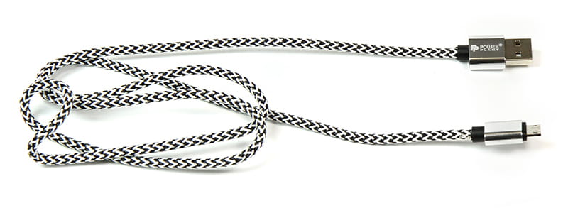 Кабель PowerPlant USB-microUSB, 1м Grey (CA910212)