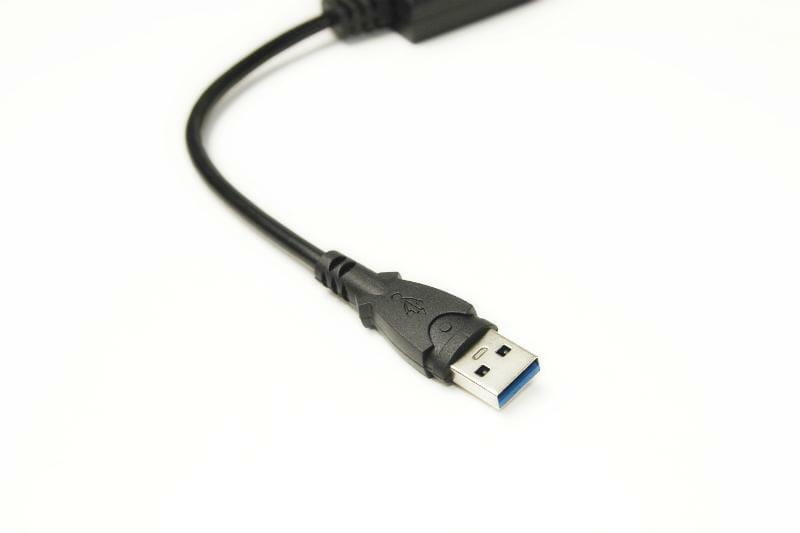 Адаптер PowerPlant (DV00DV4066) USB-RJ45, 0.15м, Black