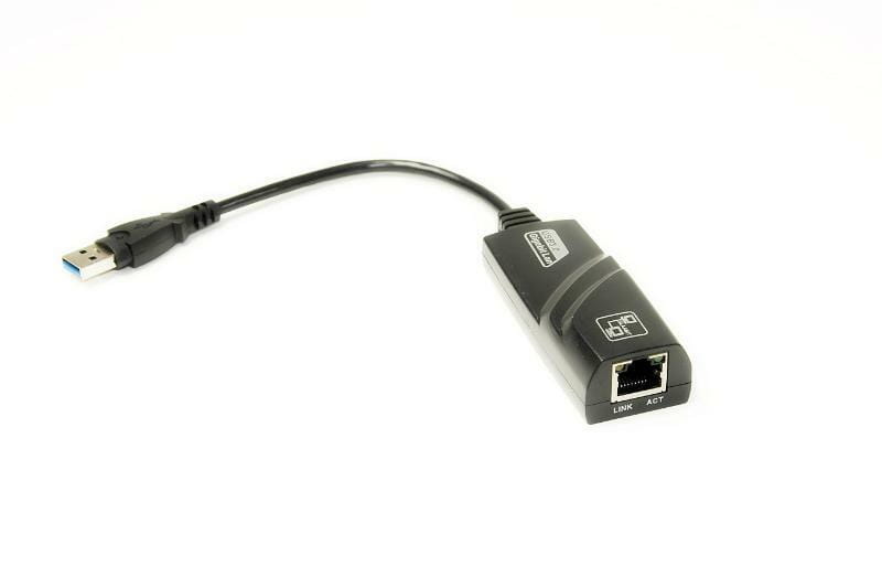 Адаптер PowerPlant (DV00DV4066) USB-RJ45, 0.15м, Black