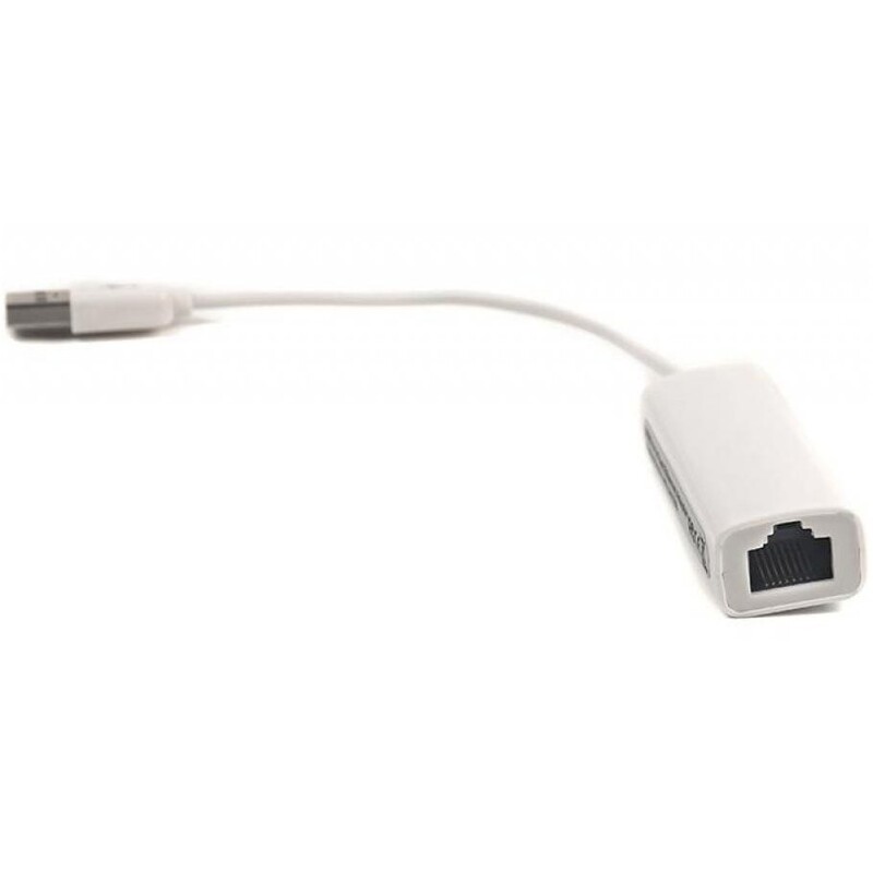 Мережевий адаптер PowerPlant (DV00DV4066) USB-RJ45, 0.15м, Black