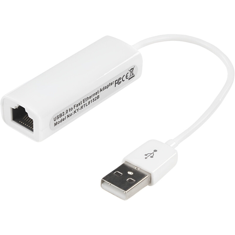 Мережевий адаптер PowerPlant (DV00DV4066) USB-RJ45, 0.15м, Black