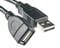 Фото - Кабель PowerPlant (KD00AS1211) USB2.0(AF)-USB2.0(AM), 3м, One ferrite, Black | click.ua