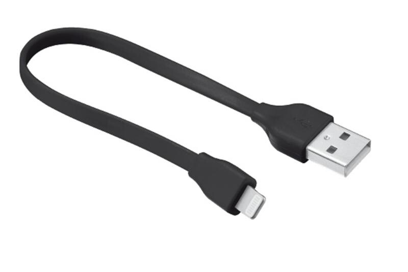 Кабель Trust Urban Flat USB - Lightning 0.2m, Black (20131)