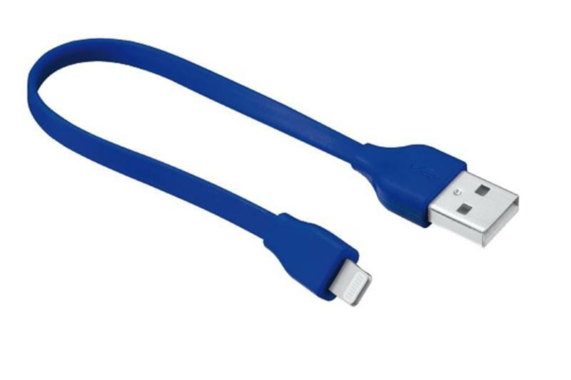 Кабель Trust Urban Flat USB - Lightning 0.2m, Blue (20132)