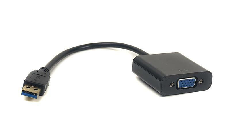 Кабель-переходник PowerPlant (CA910380) USB 3.0 M - VGA F