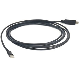 Кабель PowerPlant USB Type-C-Lightning, 2м Black (CA910489)