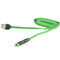 Фото - Кабель PowerPlant Quick Charge Flat USB2.0-MicroUSB-Lightning, 2м Green (CA910502) | click.ua