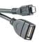 Фото - Кабель PowerPlant (KD00AS1233) USB2.0(AF)-MicroUSB(AM), OTG, 0.5м, Black | click.ua