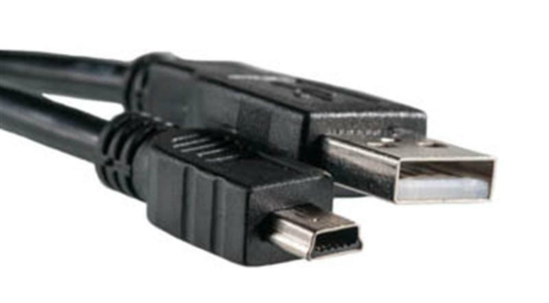 Кабель PowerPlant (KD00AS1244) USB2.0(AM)-MiniUSB(AM), 1.5м, Black