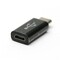Фото - Перехідник PowerPlant (KD00AS1260) microUSB(AF)-USB Type-C(M), Black | click.ua