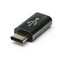Фото - Перехідник PowerPlant (KD00AS1260) microUSB(AF)-USB Type-C(M), Black | click.ua