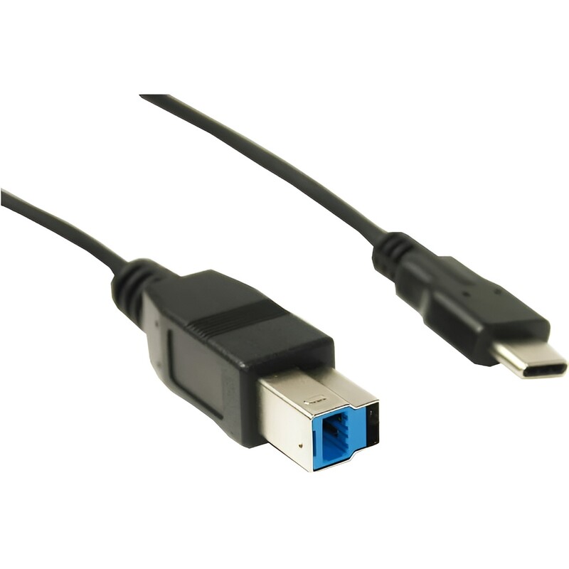 Кабель PowerPlant (KD00AS1275) USB3.0 Type-C(M)-USB(BM), 1 м, Black