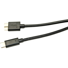 Кабель PowerPlant (KD00AS1280) MicroUSB3.0(BM)-USB3.0 Type-C(M), 1.5м, Black