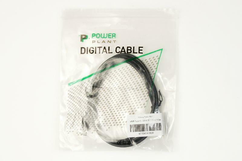 Кабель PowerPlant (KD00AS1280) MicroUSB3.0(BM)-USB3.0 Type-C(M), 1.5м, Black