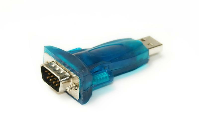 Перехідник PowerPlant (KD00AS1286) USB2.0(AM)-COM(M), Blue
