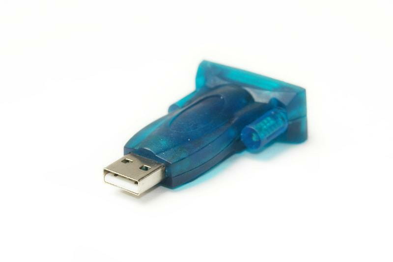 Перехідник PowerPlant (KD00AS1286) USB2.0(AM)-COM(M), Blue