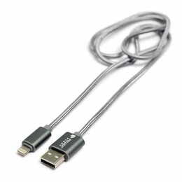 Кабель PowerPlant USB2.0 - Lightning, 1м Grey (KD00AS1288)