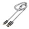 Фото - Кабель PowerPlant USB2.0 - Lightning, 1м Grey (KD00AS1288) | click.ua