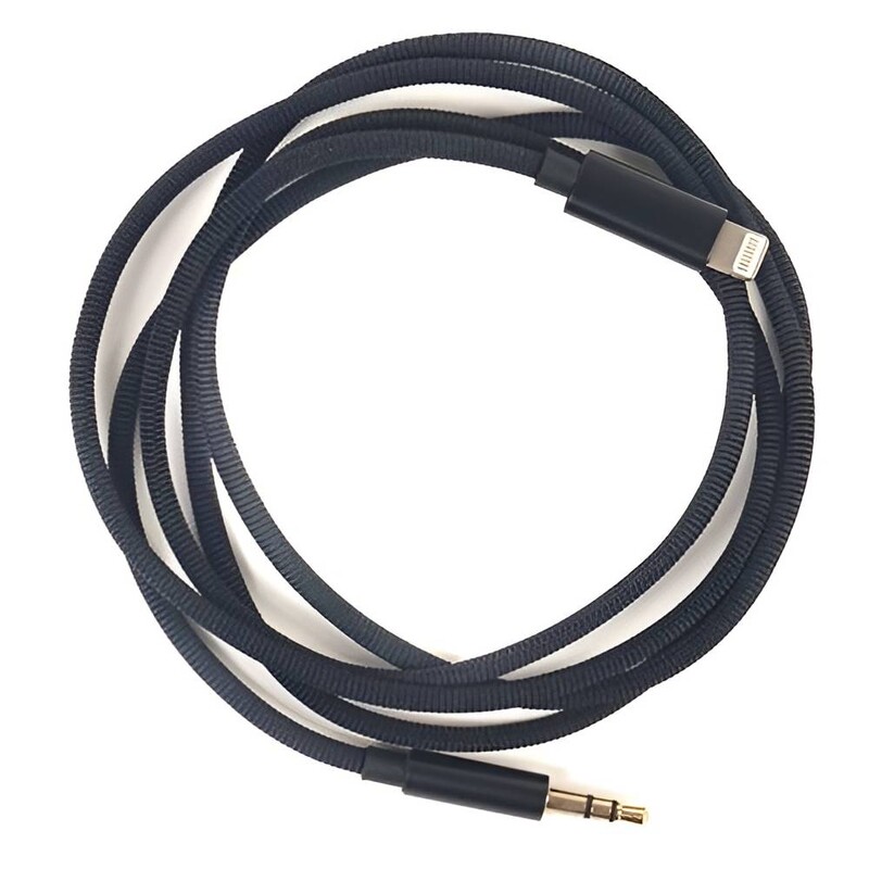 Кабель PowerPlant Lightning-AUX(M), 1.1м Black (CA910533)