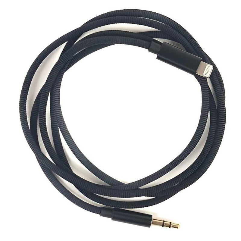 Кабель PowerPlant Lightning-AUX(M), 1.1м Black (CA910533)