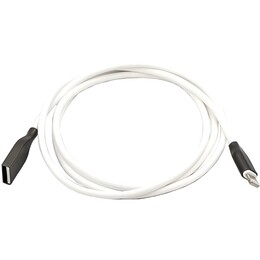 Кабель PowerPlant USB-Lighting, 2м White (CA910755)