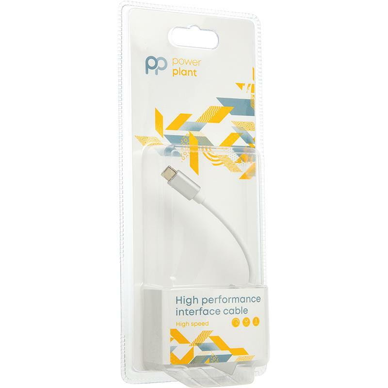 Кабель PowerPlant (CA911851) USB 3.1 Type-C (Thunderbolt 3)-DisplayPort