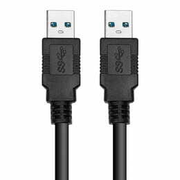 Кабель PowerPlant (CA911820) USB3.0(AM)-USB3.0(AM) 1.5м, Black