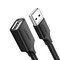 Фото - Кабель-удлинитель Ugreen US103 USB - USB (AM-AF), 2 м, Black (10316) | click.ua