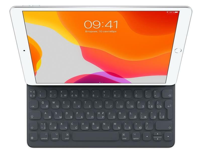Клавiатура Apple A1829 Smart Keyboard для Apple iPad (2019/2020) Black (MX3L2RS/A)