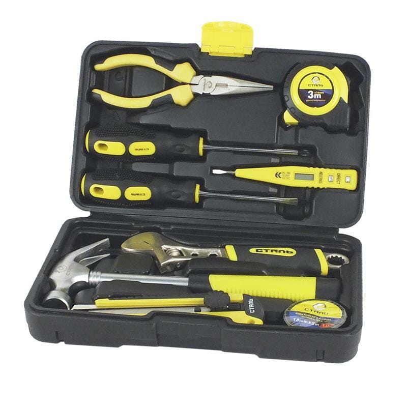 Набор инструментов Сталь 10 единиц (40015)