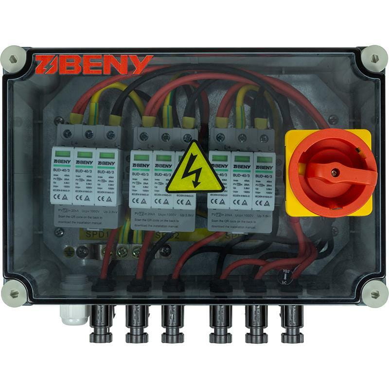 Комунікаційна коробка HiSmart PV, DC 3 входи - 3 виходи, IP66 (NV820146)
