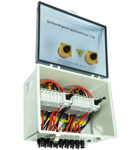 Комунікаційна коробка HiSmart PV, DC 4 входи - 4 виходи, IP66 (NV820153)