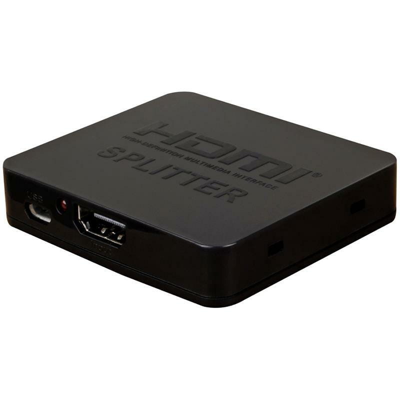 Сплітер PowerPlant (CA911462) HDMI - 2xHDMI, чорний