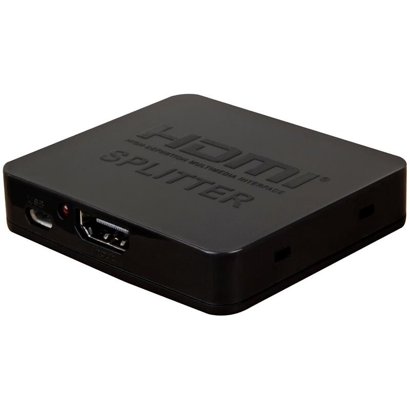 Сплиттер PowerPlant (CA911462) HDMI - 2xHDMI, черный