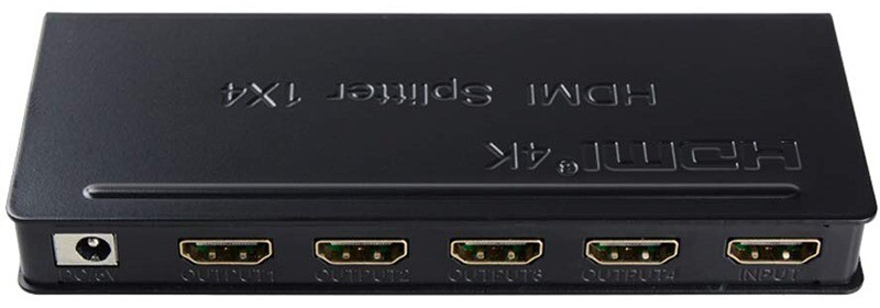 Сплиттер PowerPlant (CA911509) HDMI - 4xHDMI, черный