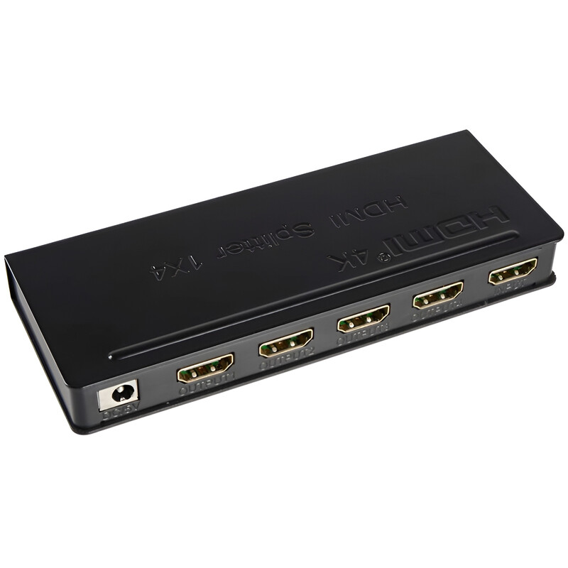 Сплиттер PowerPlant (CA911509) HDMI - 4xHDMI, черный