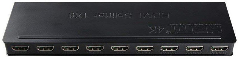 Сплиттер PowerPlant (CA911516) HDMI - 8xHDMI, черный