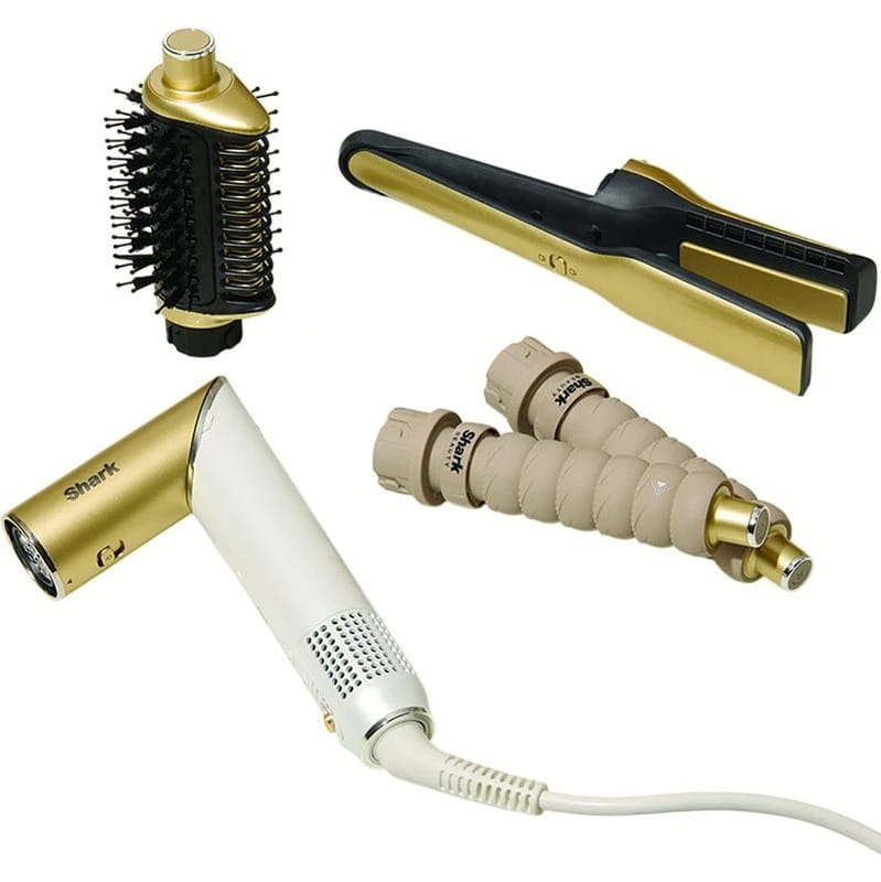 Набір для укладки волосся Shark Glam Sleek Straight Waves & Curls Multi-styler HD6051SEU