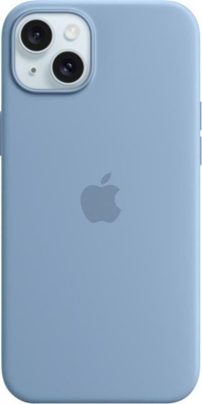 Чохол-накладка Apple Silicone Case with MagSafe для Apple iPhone 15 Plus Winter Blue (MT193ZM/A)
