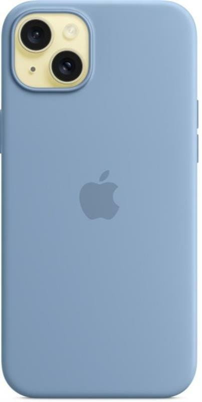Чохол-накладка Apple Silicone Case with MagSafe для Apple iPhone 15 Plus Winter Blue (MT193ZM/A)